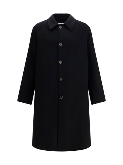 MM6 Maison Margiela Double-face wool Coat - Black