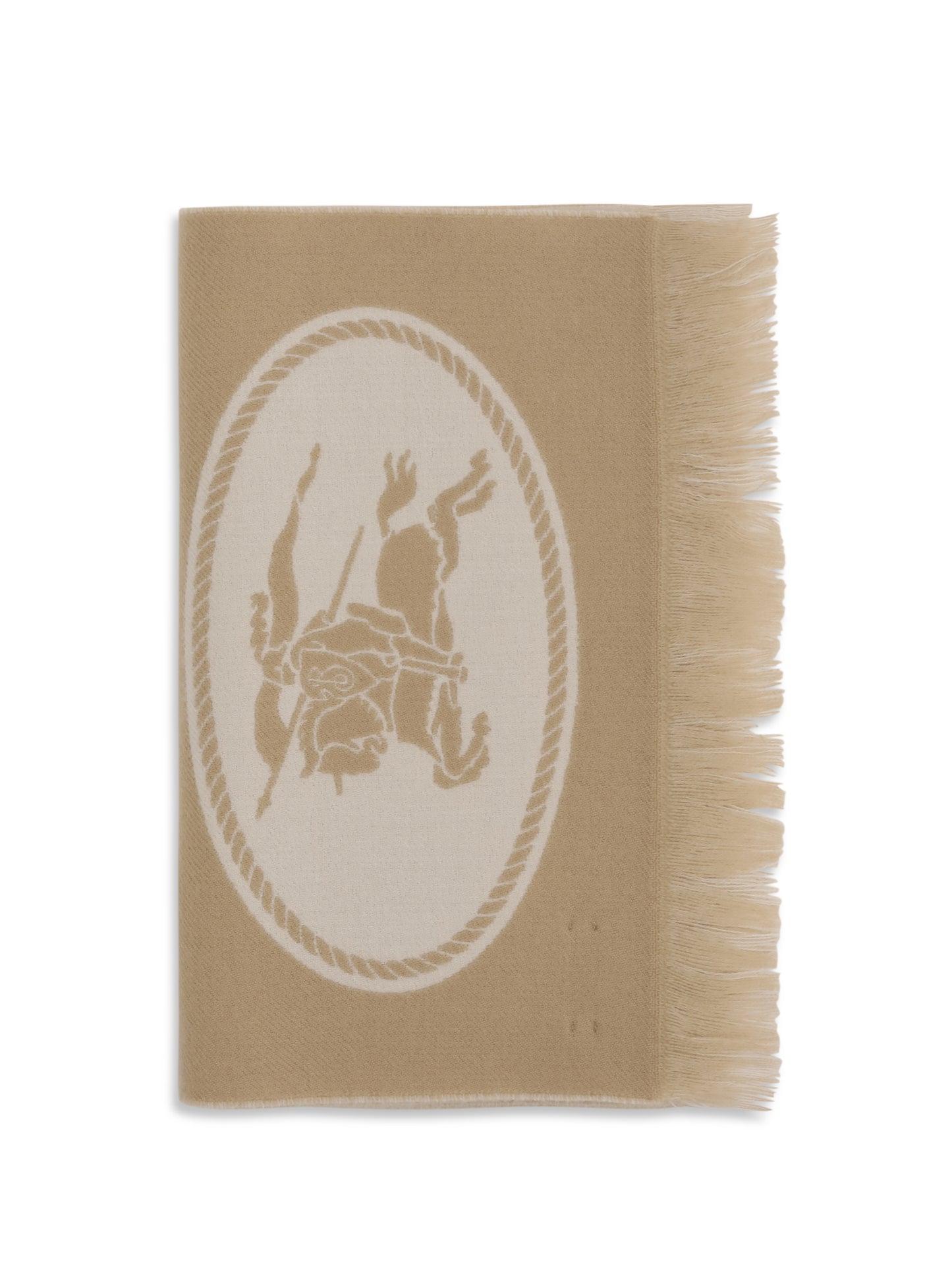 BURBERRY Logo wool Scarf