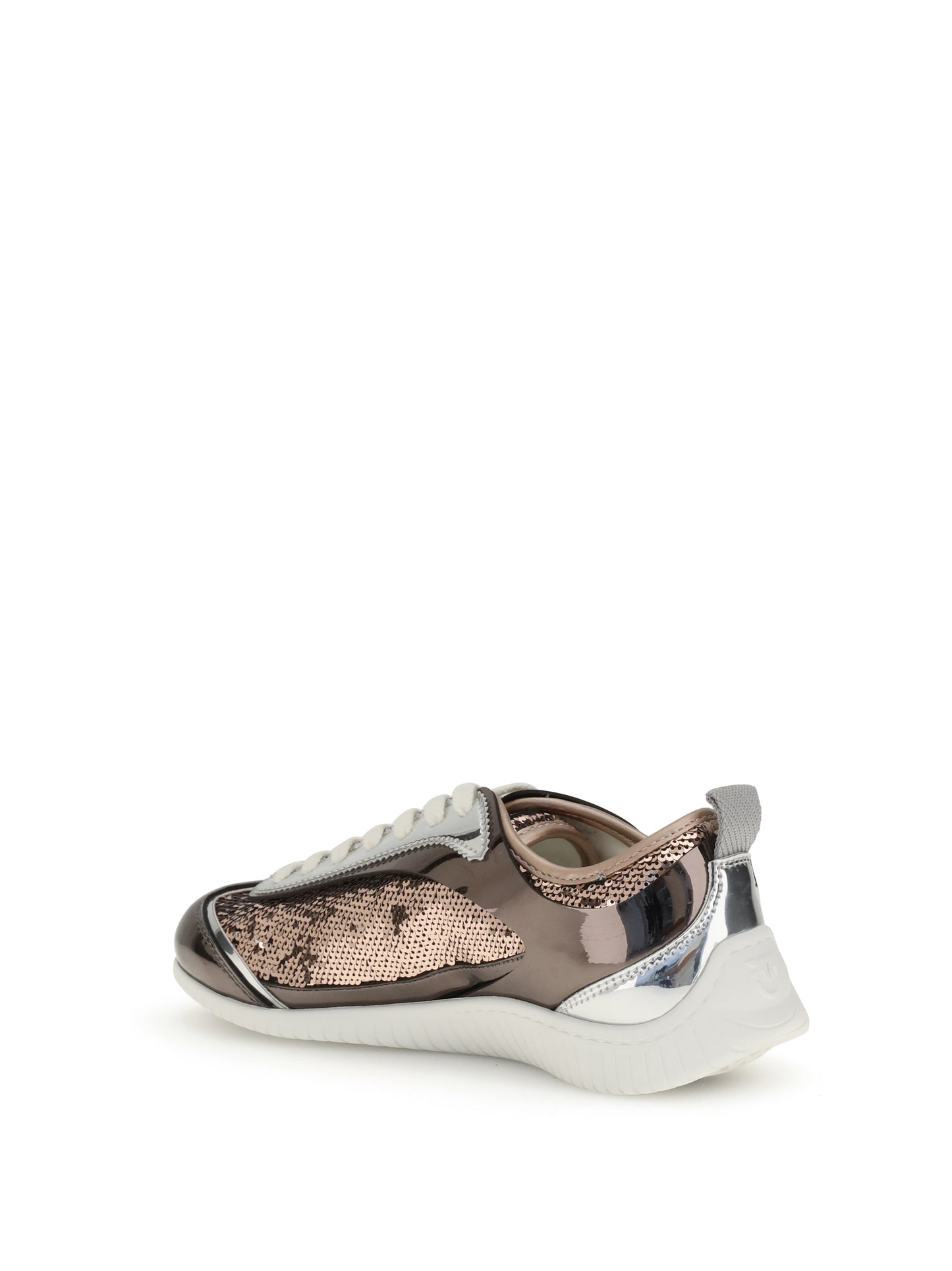 PINKO Sequined mirror fabric Reby 10 Sneakers