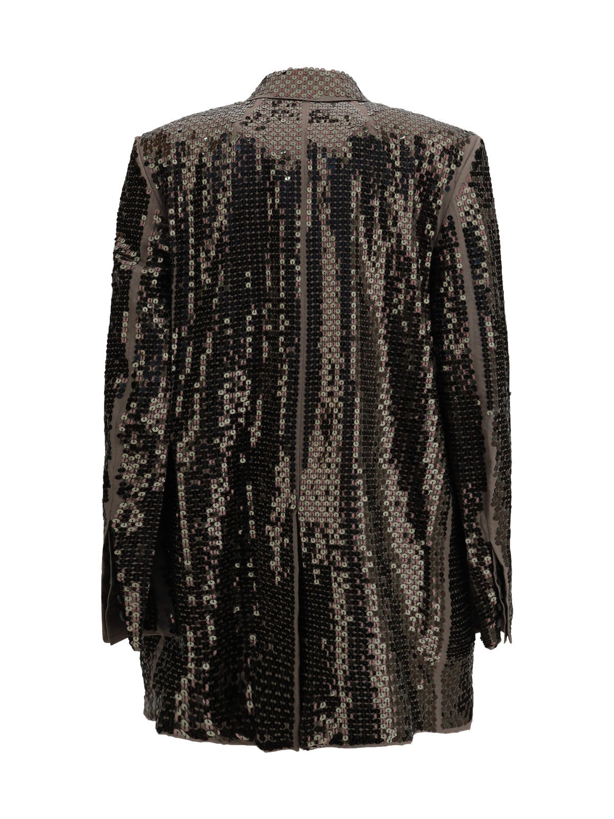 Rick Owens Concordian embroidered single-breasted Jacket - Dust/Bronze