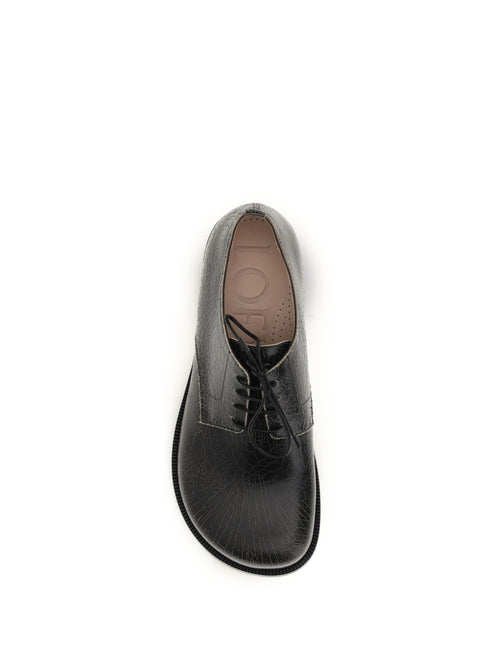 Loewe Campo Derby Lace-Ups - Black/Cream