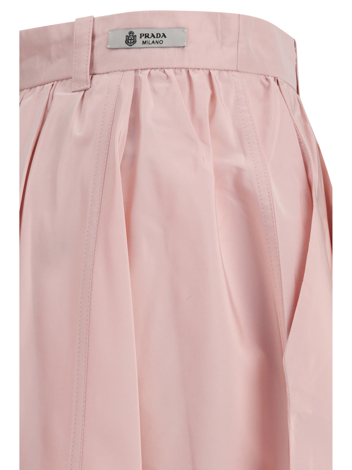 Prada Long silk Skirt - Alabastro