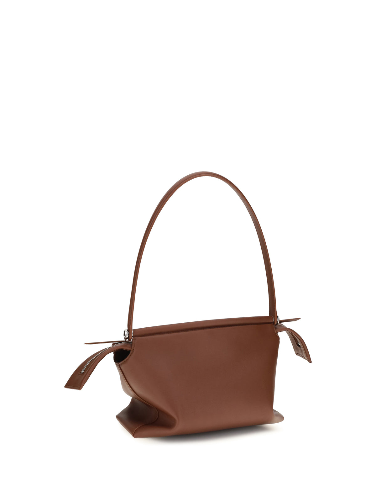 Loewe Whisker glazed calfskin Shoulder Bag - Cognac