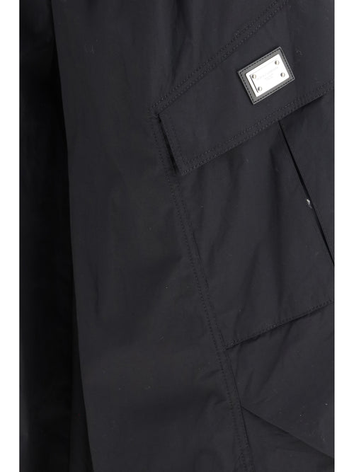 Dolce & Gabbana Cotton gabardine Pants - Black