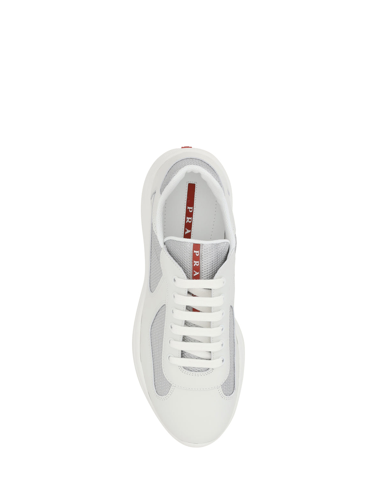 Prada America's Sneakers - Bianco+Argento