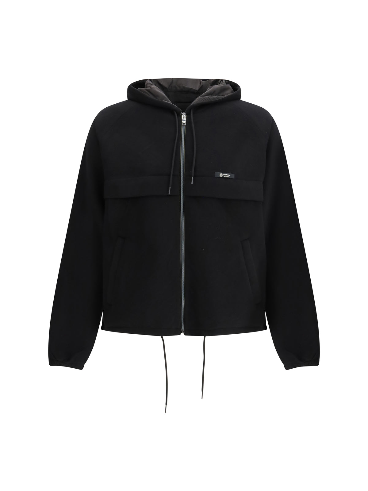 Prada Technical hooded Blouson - Black