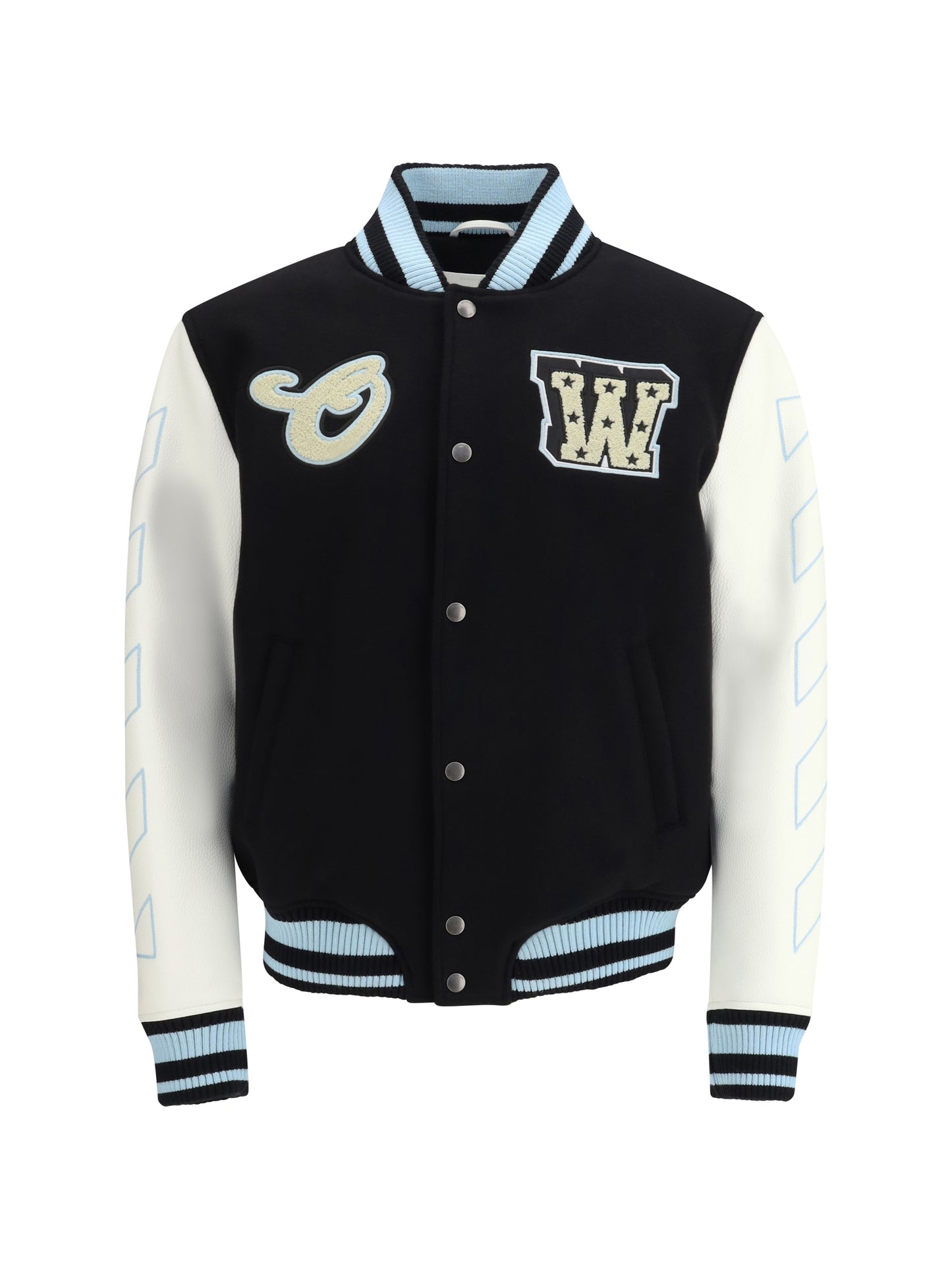 OFF-WHITE Varsity Star Logo Jacket