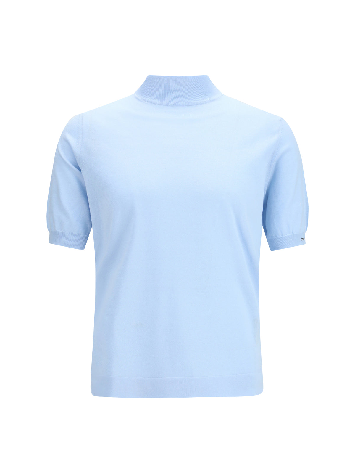 Prada Short-sleeve cotton Sweater - Cielo
