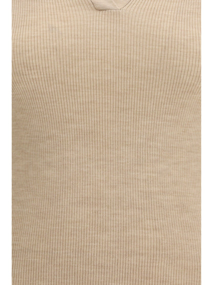 MAX MARA Albero Wool Polo Shirt