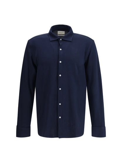 Brooksfield Cotton Shirt - Navy