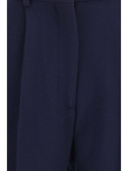Blazé Milano Alcanara Fox lightweight wool Pants - Navy