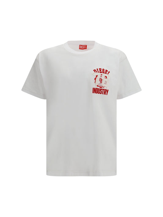 DIESEL Short sleeve crewneck T-shirt