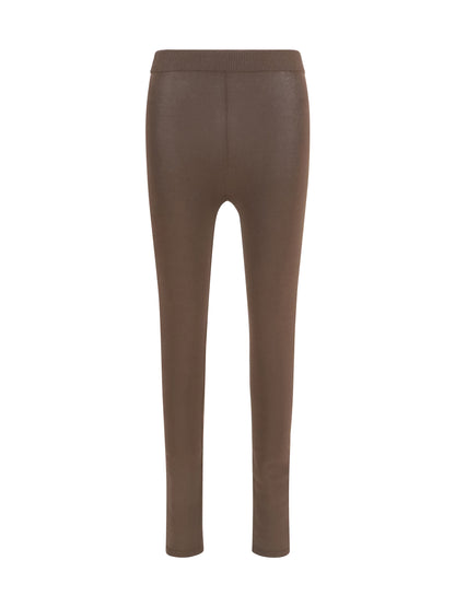Balenciaga High-rise Leggings - Dark Brown