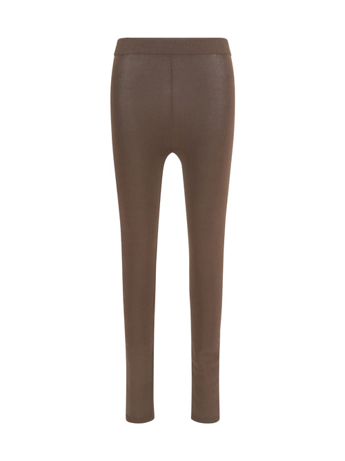 Balenciaga High-rise Leggings - Dark Brown