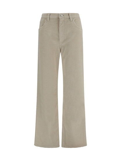 Marni Corduroy flare Pants - Fog