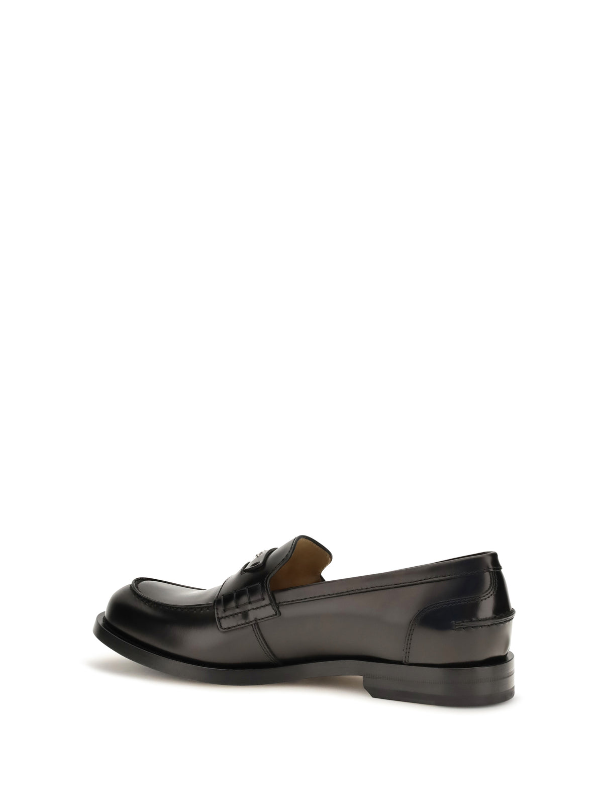 Fendi Ateneo calfskin Loafers - Black