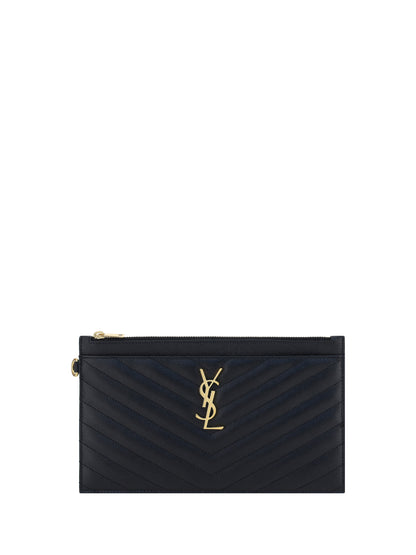 Saint Laurent YSL Clutch Bag - Black