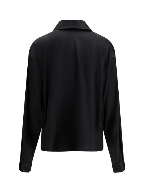 Tom Ford Stretch Silk Shirt - Black