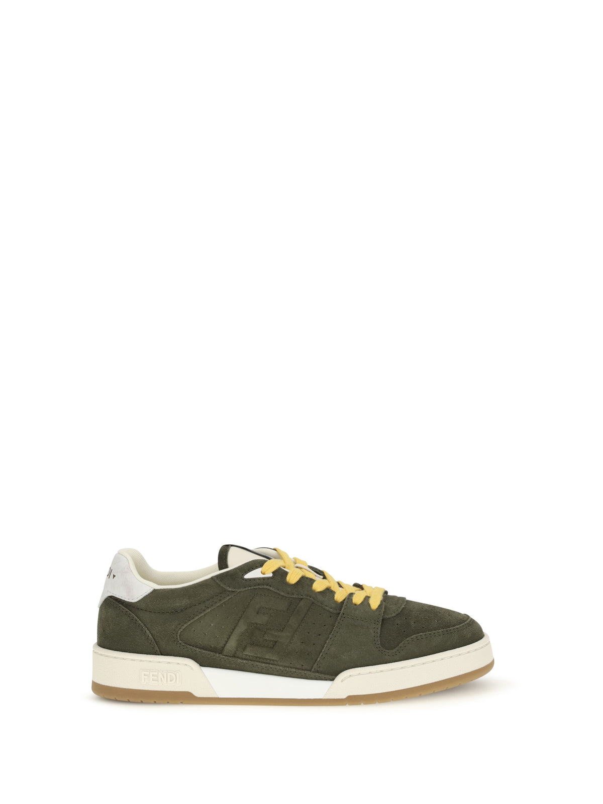 Fendi Match suede Sneakers - Muschio+Whi Marr.Sc