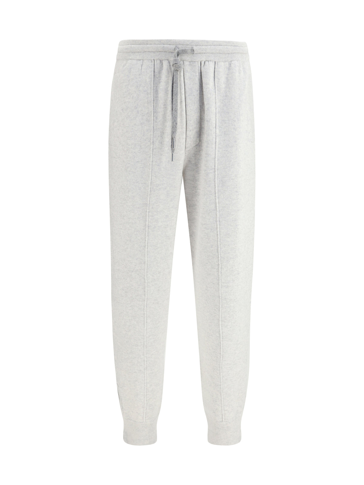 Brunello Cucinelli Double-knit cashmere Pants with Crête and zips at the hem - 2719+073