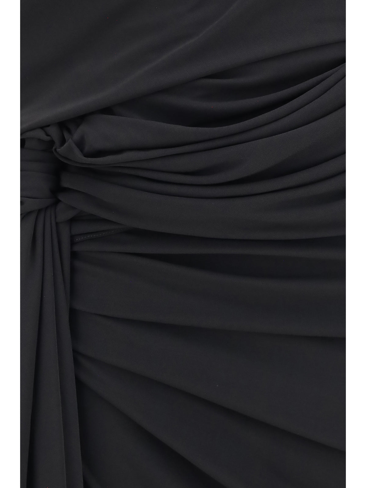 Balenciaga Draped asymmetric Dress - Black
