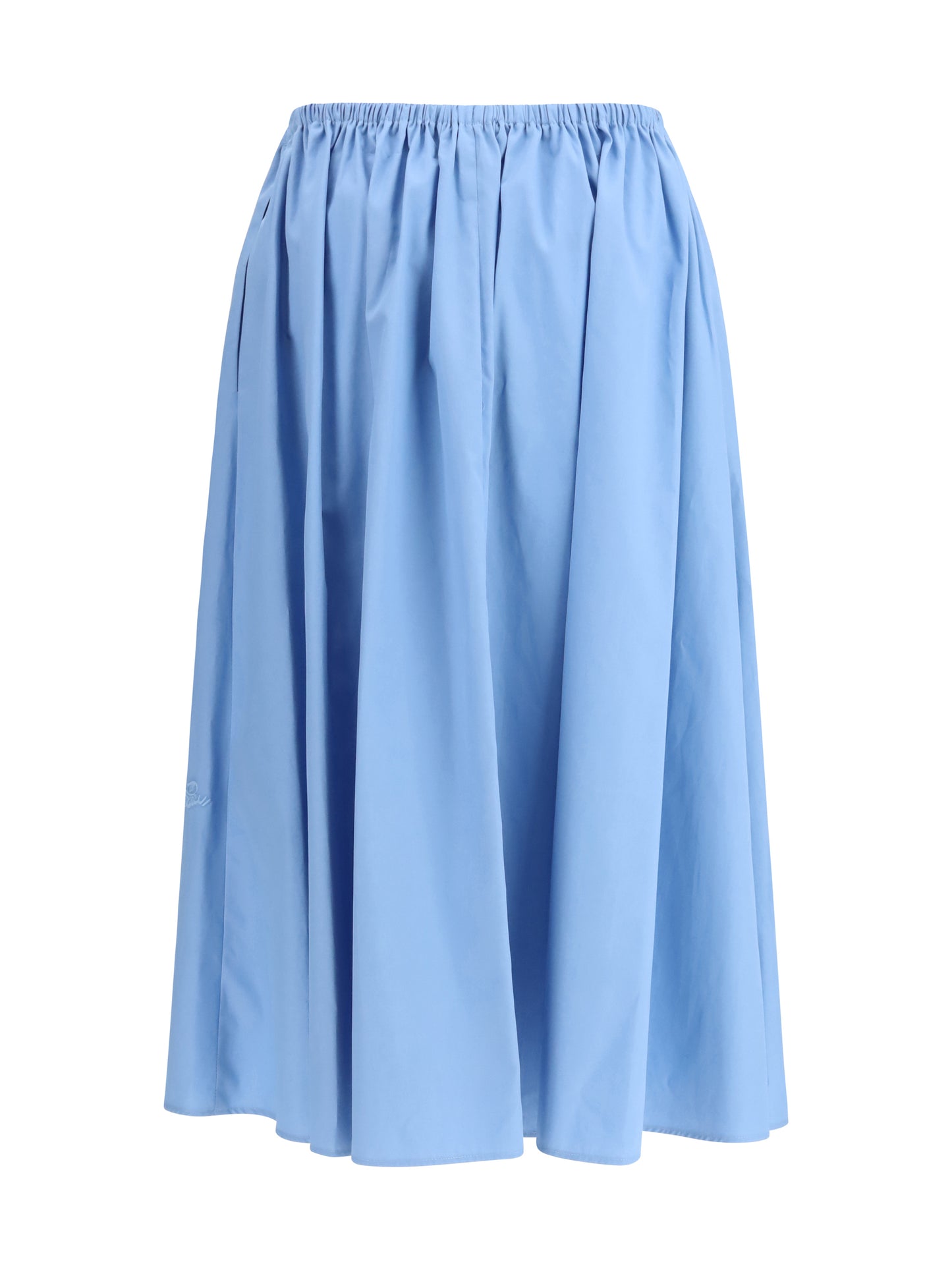 MARNI Poplin Drawstring Skirt