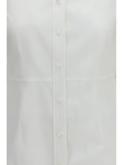 Brunello Cucinelli Cotton-blend Shirt - White