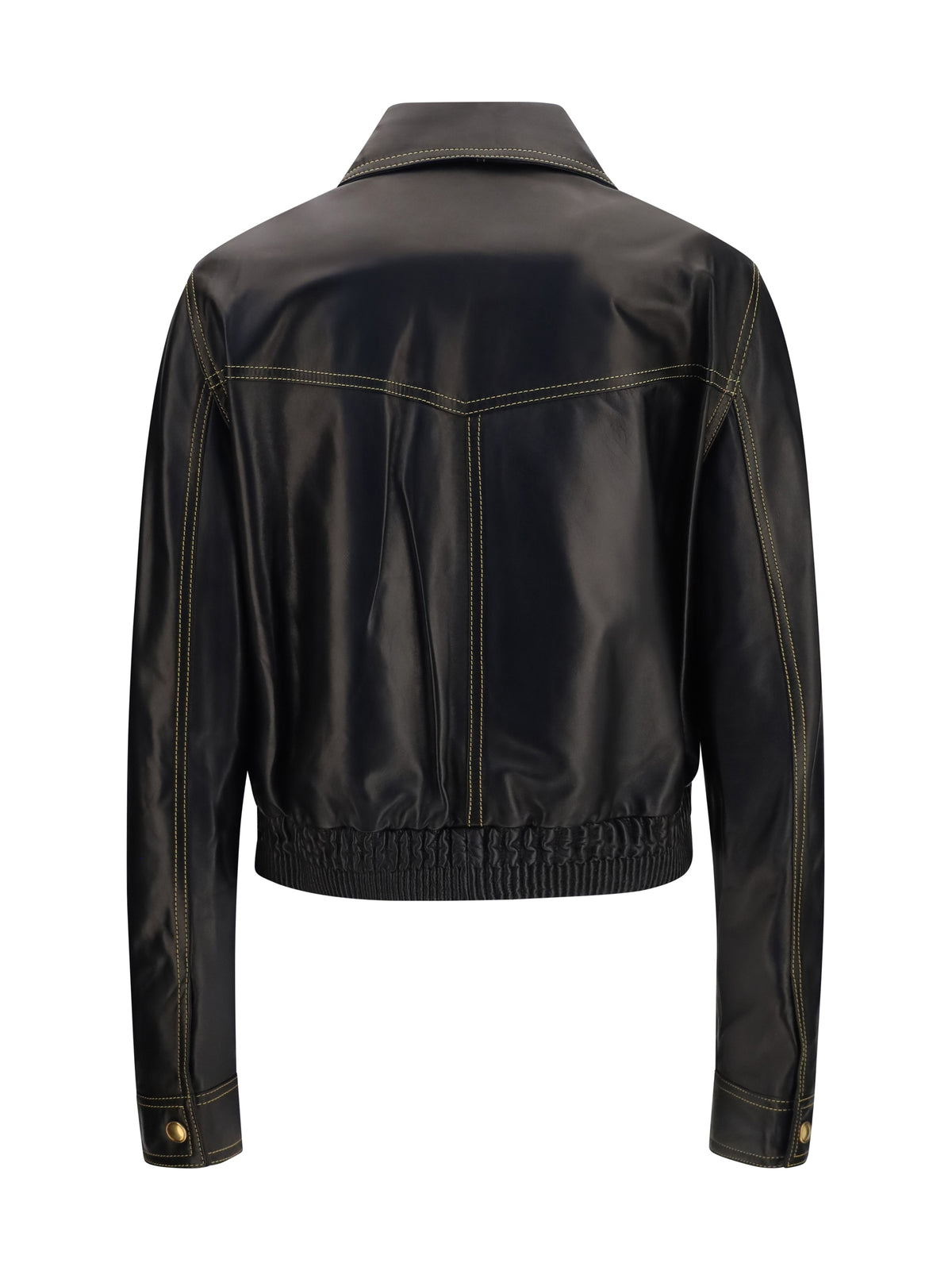 Versace Nappa leather Jacket - Black