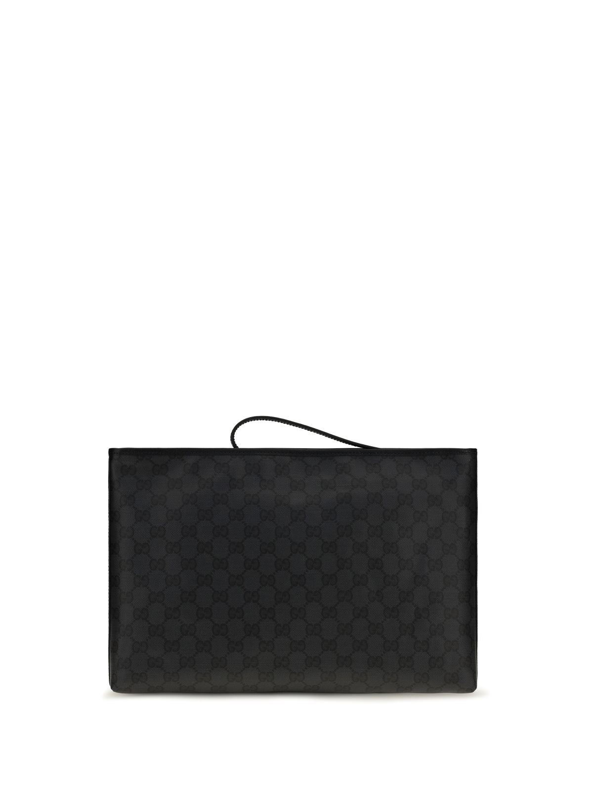 Gucci Medium Essence Classic Pouch - Black Black/Black