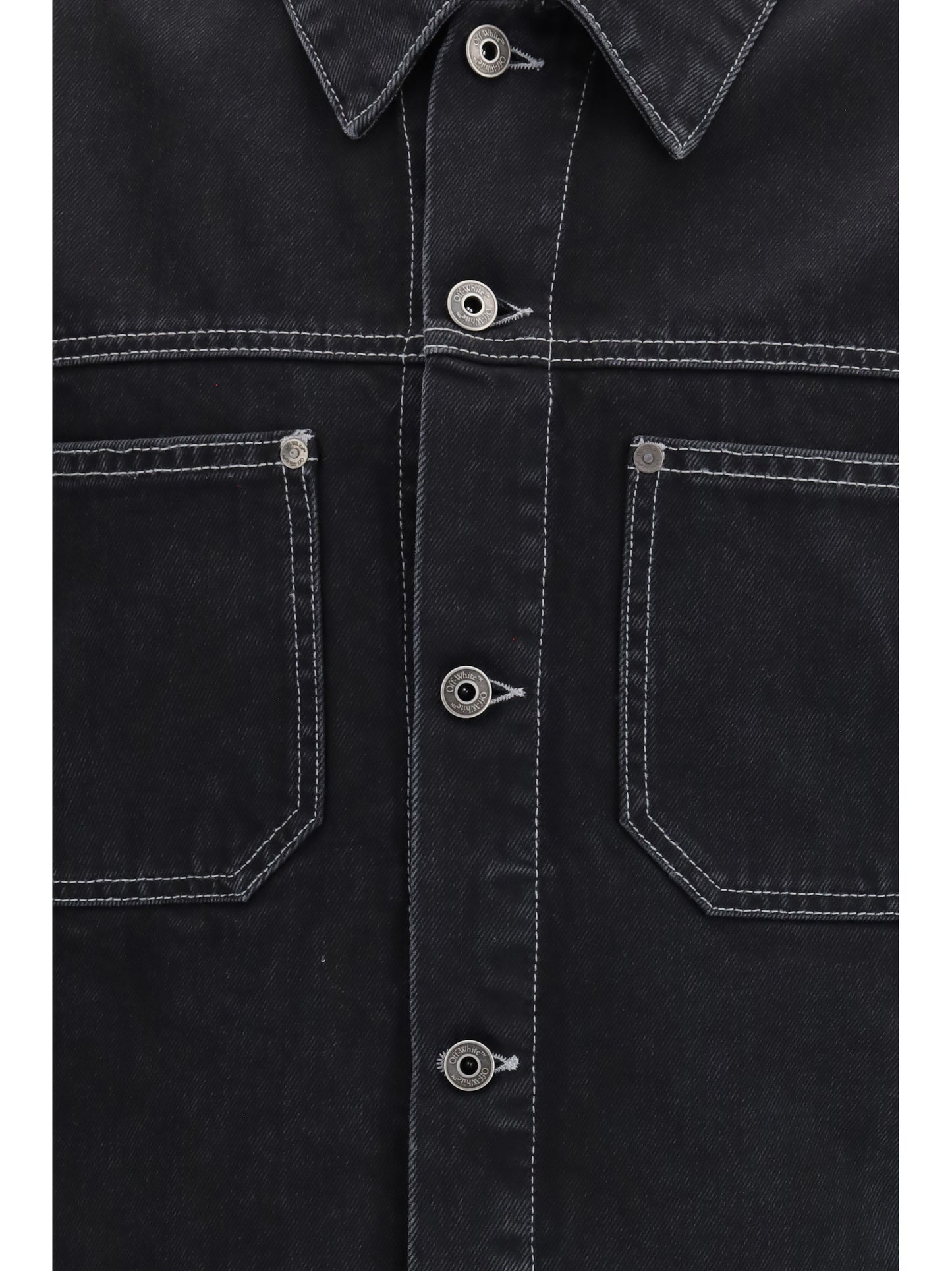 OFF-WHITE Arrow Zip Skate denim Jacket