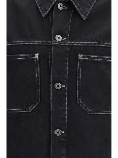 OFF-WHITE Arrow Zip Skate denim Jacket