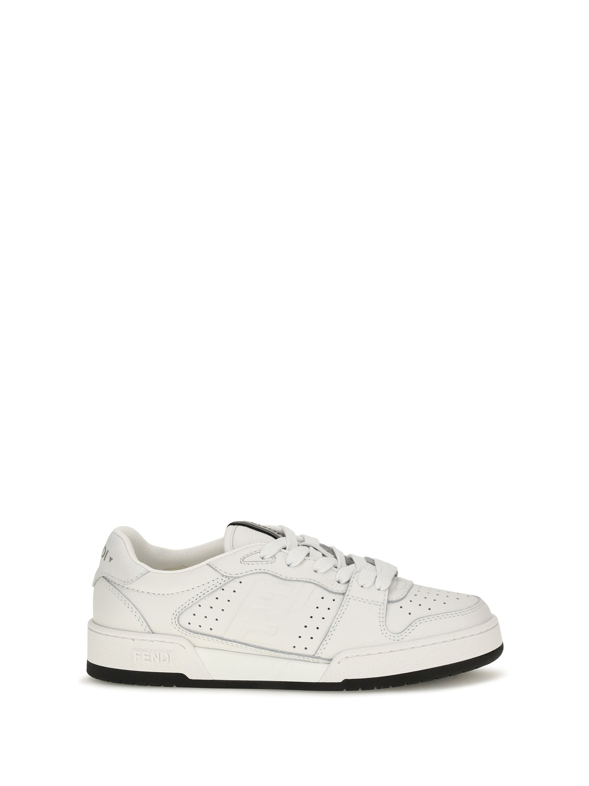 Fendi Match canvas and suede Sneakers - Uwhit+White Marr.Chi