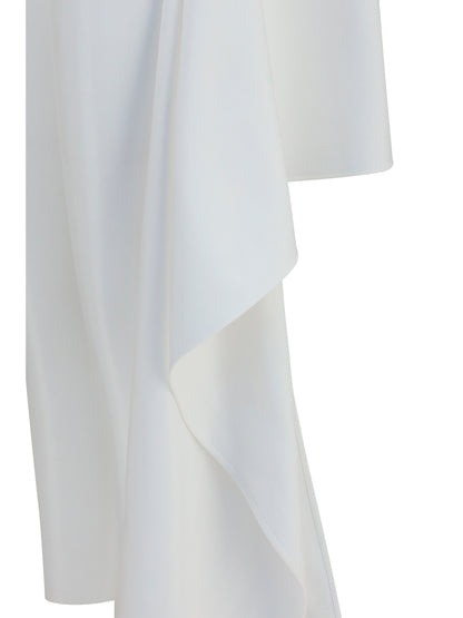AlaïA Asymmetric cotton T-shirt - Blanc