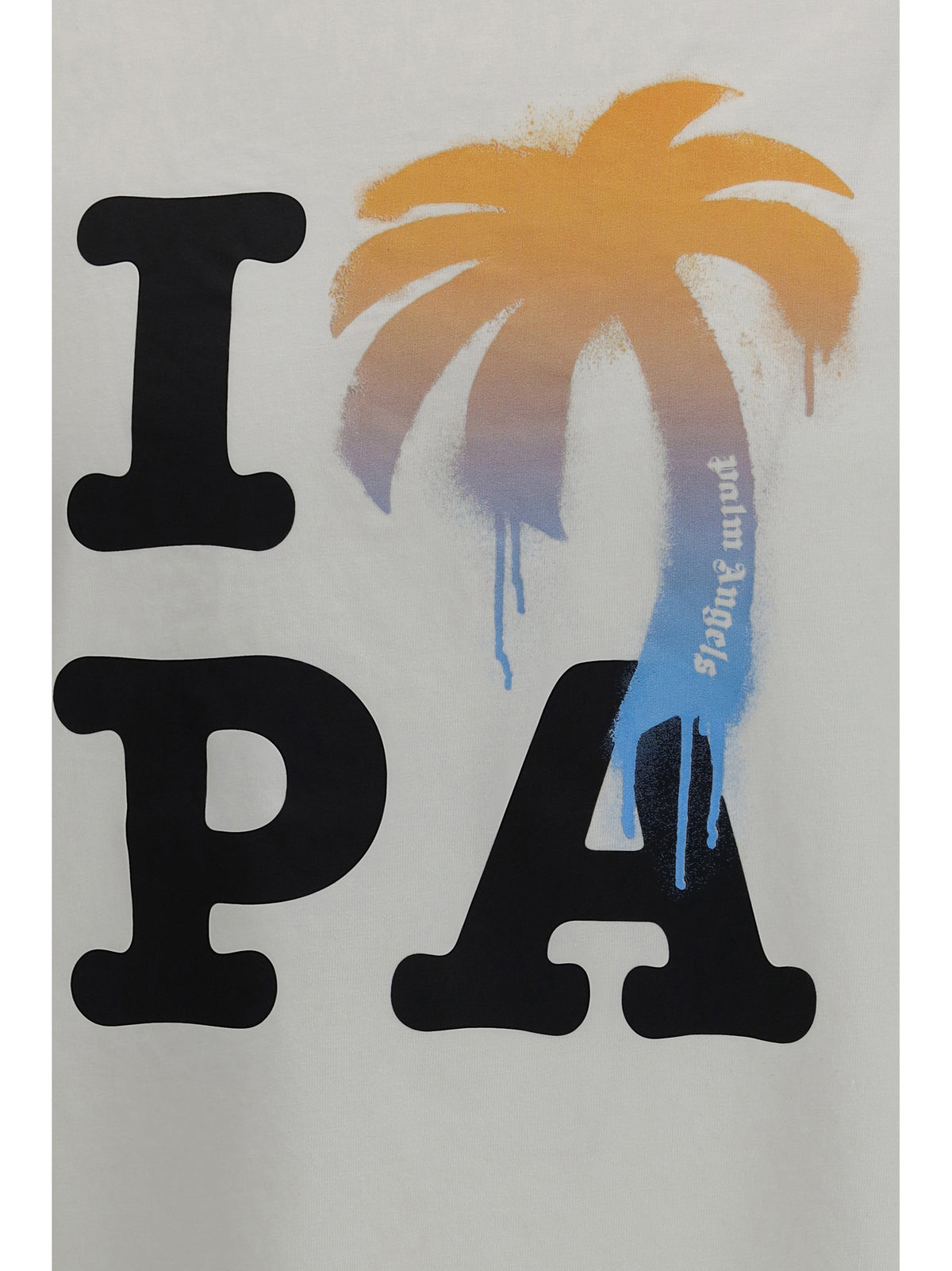 Palm Angels I Love PA T-shirt - Off White Black
