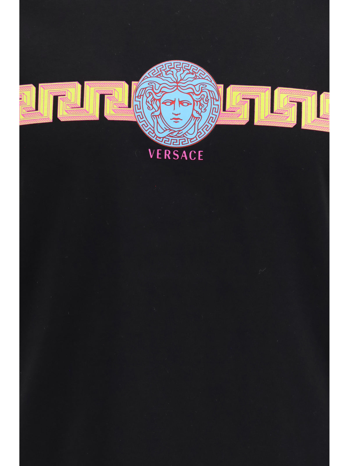 Versace Slim cotton jersey T-Shirt - Black