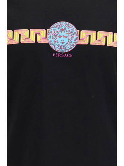 Versace Slim cotton jersey T-Shirt - Black