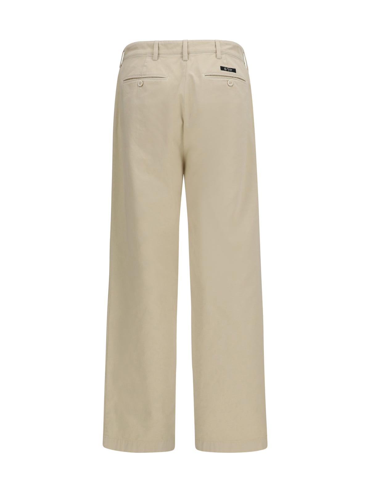 Prada Straight-leg cotton Pants - Sand