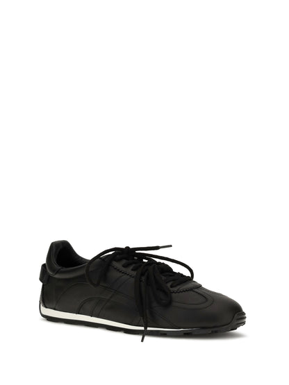Dsquared2 Leather Sneakers - Black