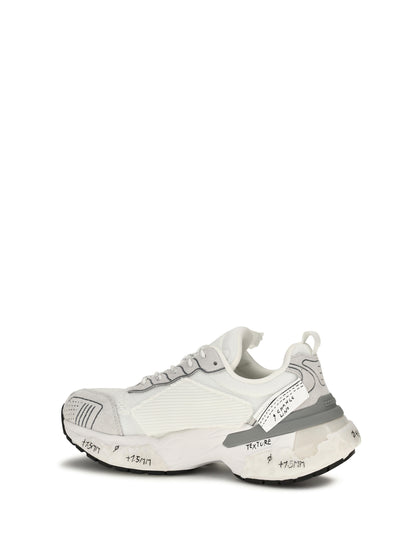 Dsquared2 Faster Sneakers with patches - White Sporco