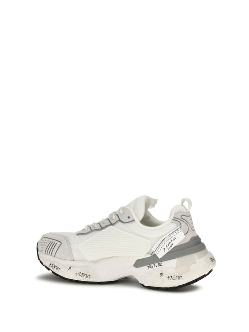 Dsquared2 Faster Sneakers with patches - White Sporco