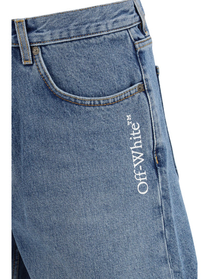 OFF-WHITE Half Arrow denim Shorts