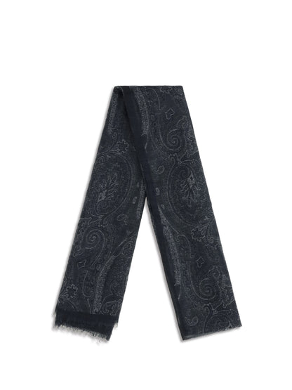 Etro Paisley Scarf - Printed F.Do Black