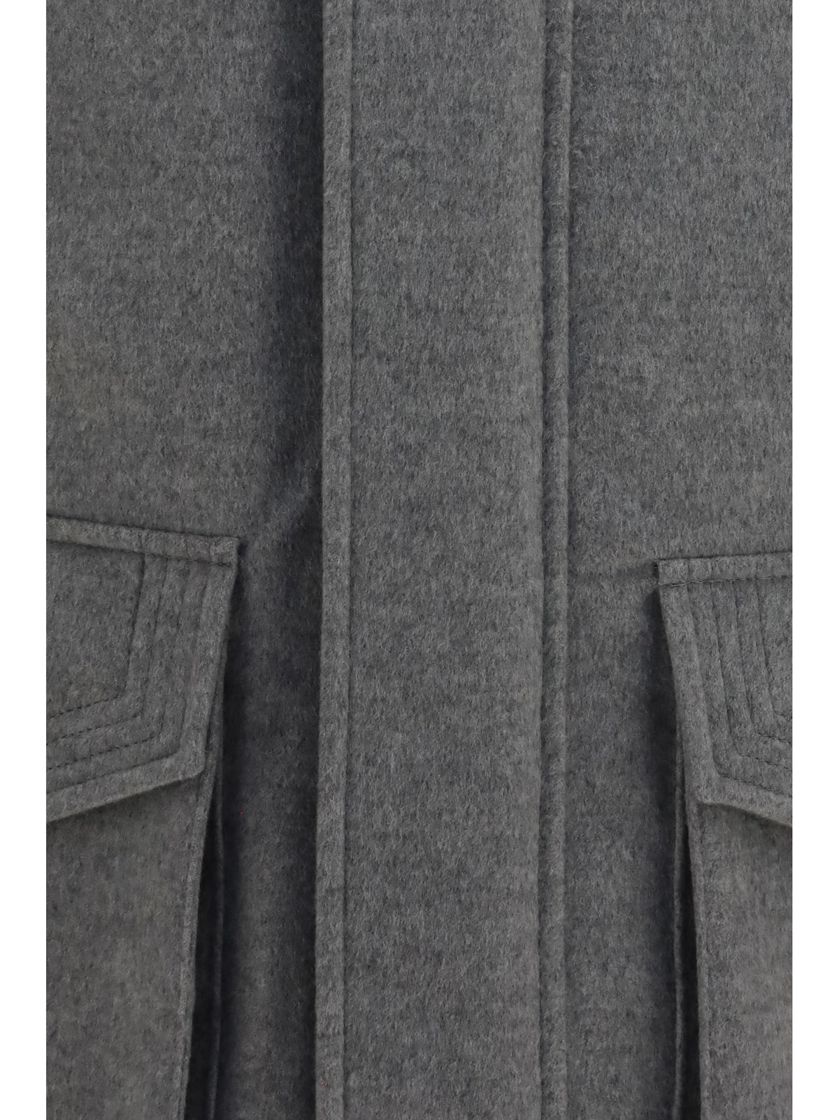 Brunello Cucinelli Cashmere Jacket with zip and buttons - Grey Pearl