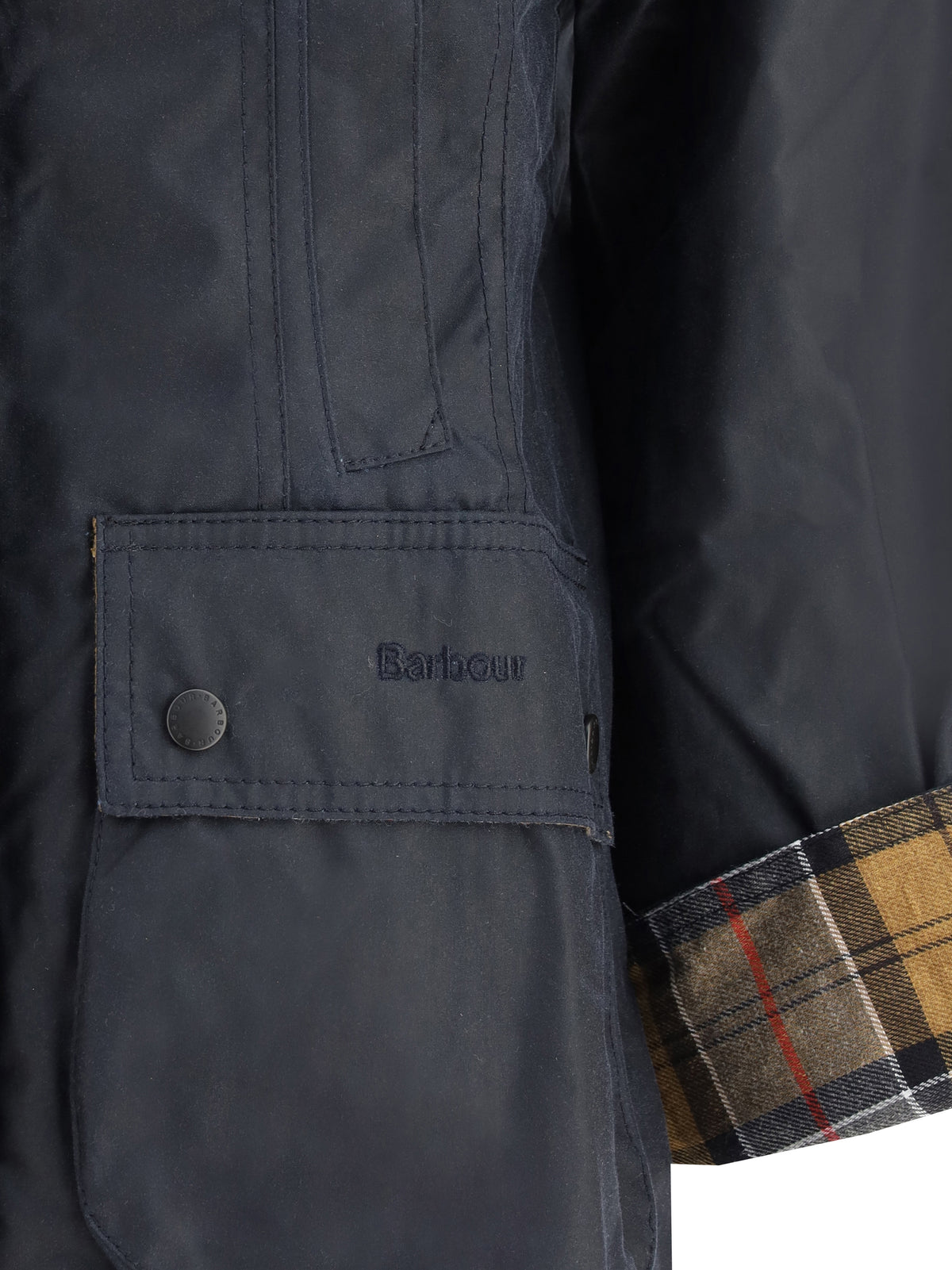 Barbour Breadnell waxed Jacket - Navy