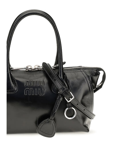 Miu Miu Glossy leather Handbag - Black