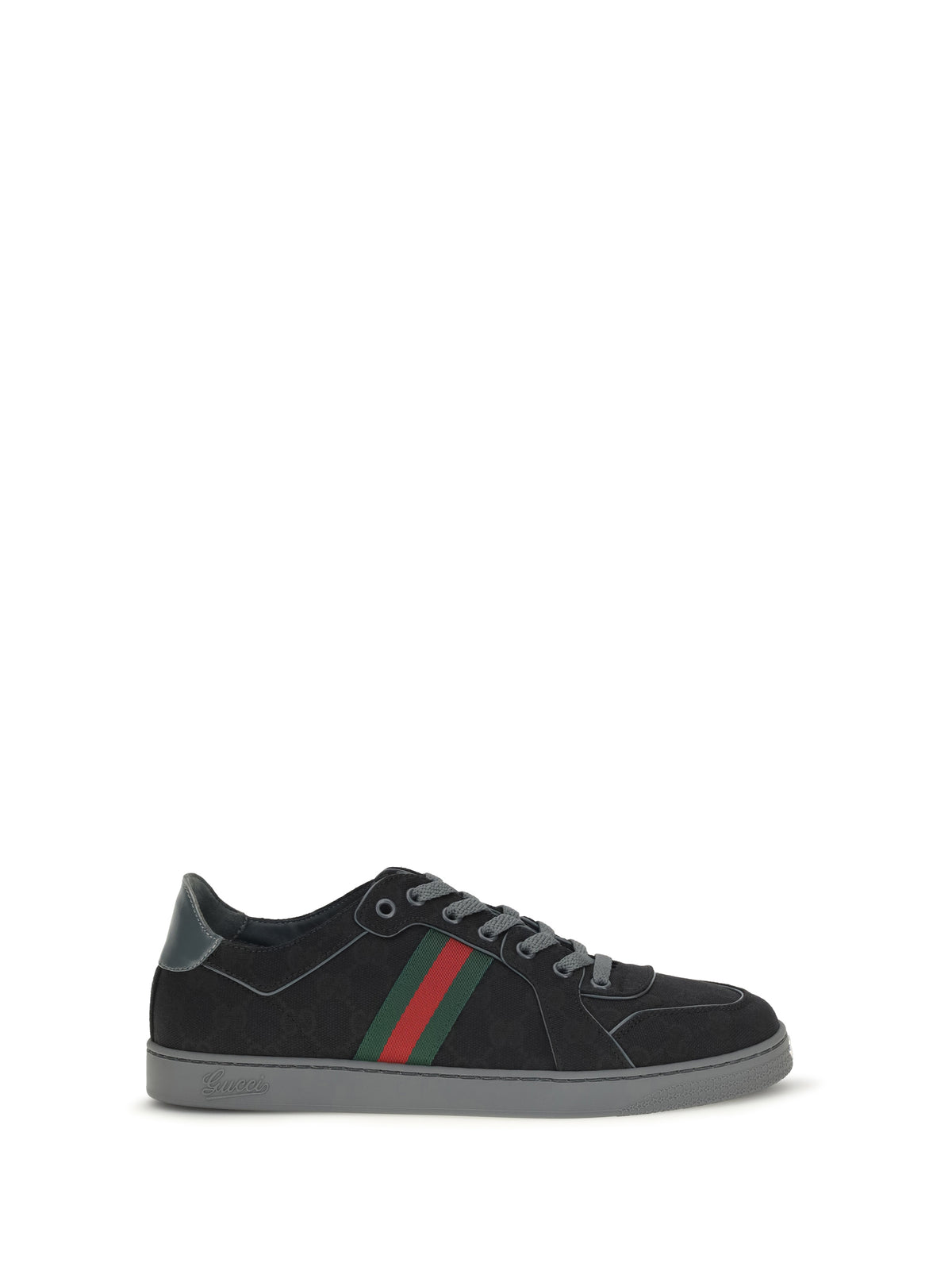 Gucci Stretch GG fabric Sneakers - Black/Mel.Plat/Vrv
