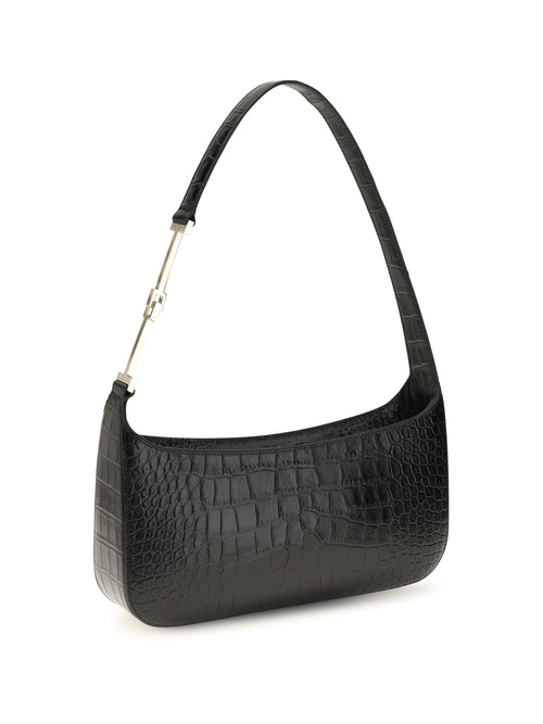 Tom Ford Small crocodile-print Shoulder Bag - Black