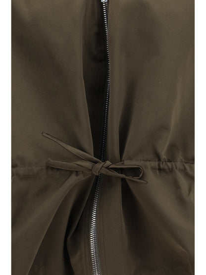 Rick Owens Satin Jacket - Dark Dust