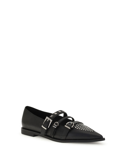 PINKO Studded Ballerinas