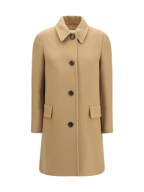 Burberry Gosford Wool and Cashmere Coat - Mid Camel